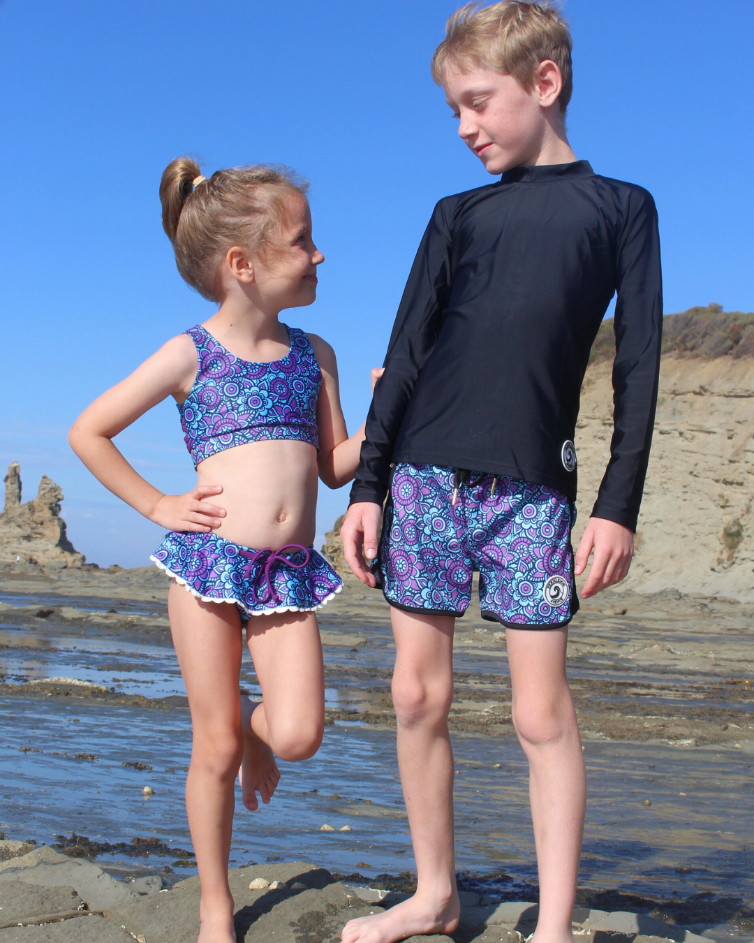 Scottie Crop Girls Bikini