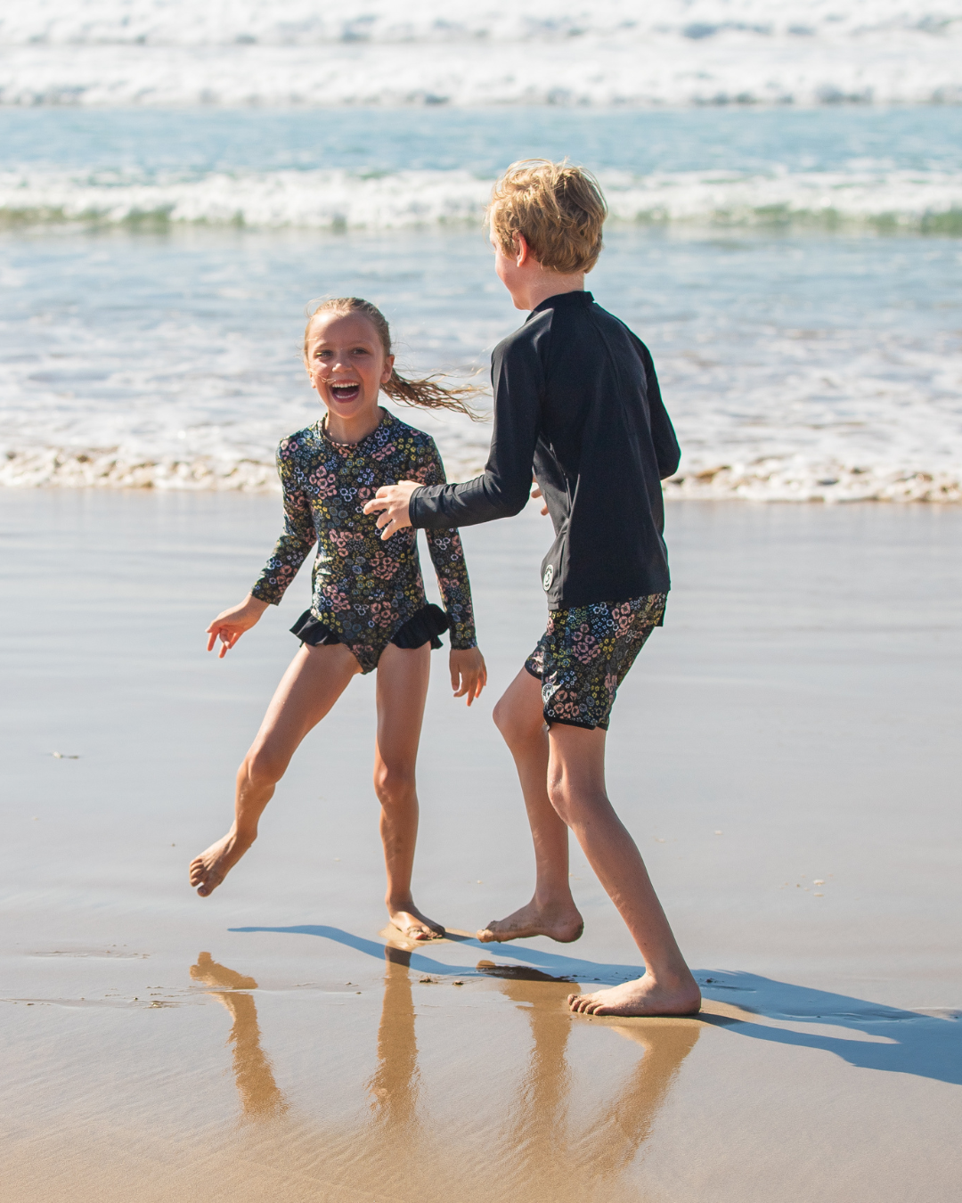 Pippa Open Back Girls Swimwear