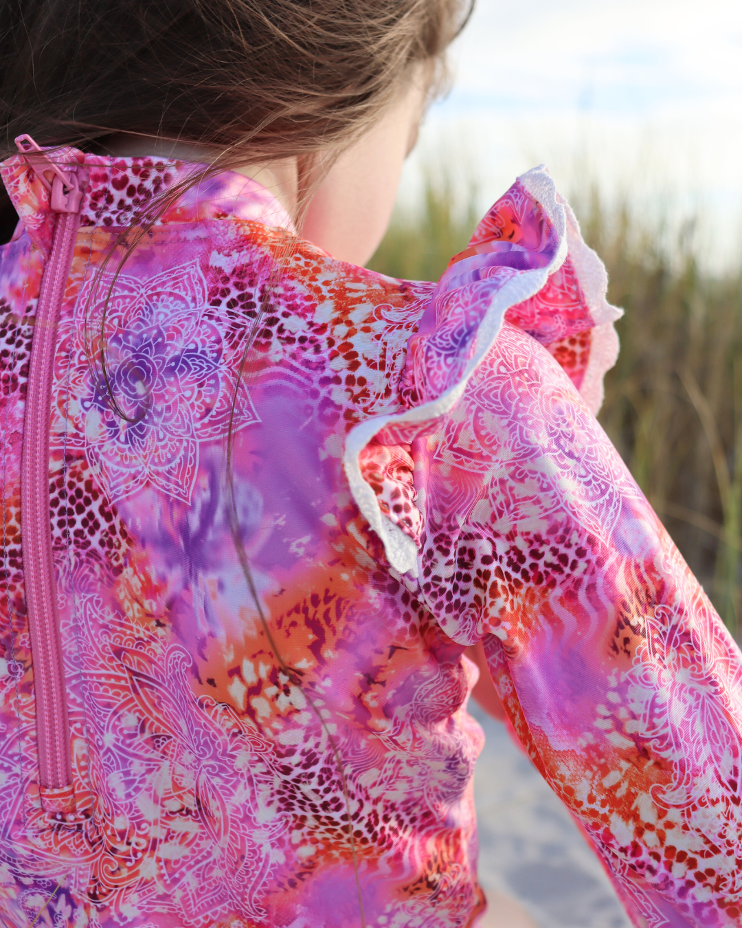 Marli Girls Long Sleeve Swimwear Rash Set