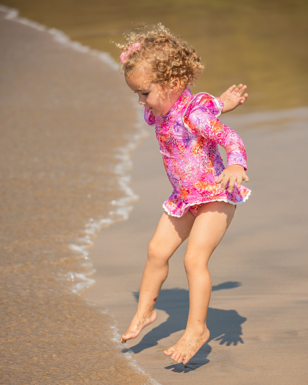 Marli Girls Long Sleeve Swimwear Rash Set