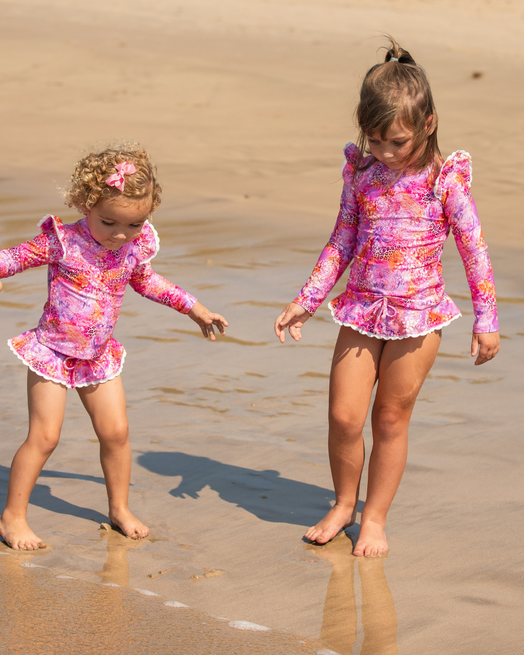 Marli Girls Long Sleeve Swimwear Rash Set