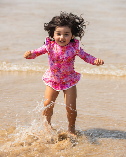 Marli Girls Long Sleeve Swimwear Rash Set